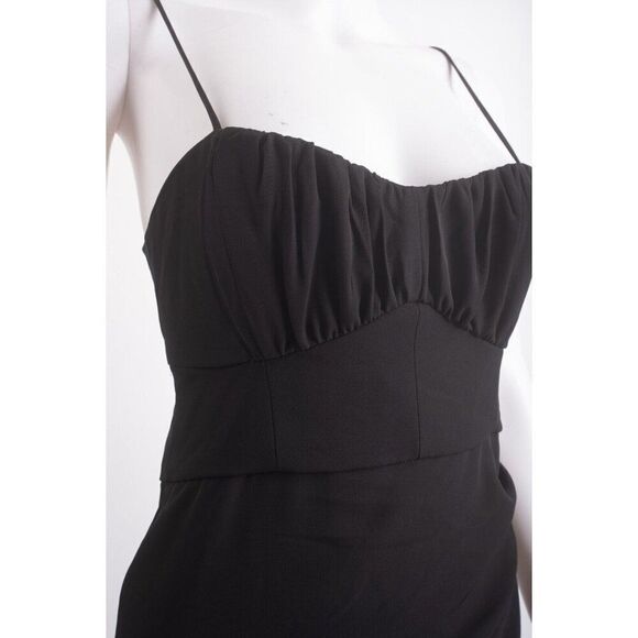 Zara Womans Corset Midi Dress Size Small Black Tie Open Back 7613/955 NWT - Picture 3 of 6